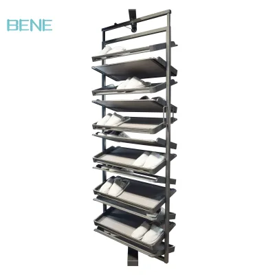 Wholesale High Quality Stainless Steel Shoe Display Rack for Store for Room