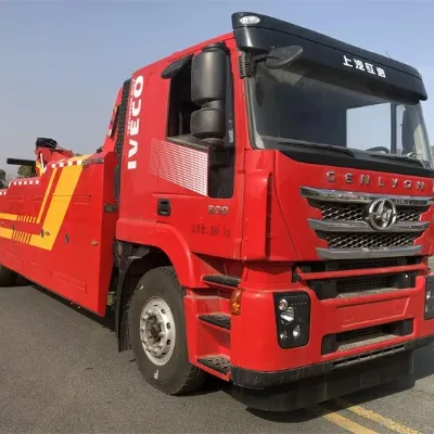 30-ton Combined Towing and Lifting Rescue Trailer Is Available for Purchase the Price Is Competitive
