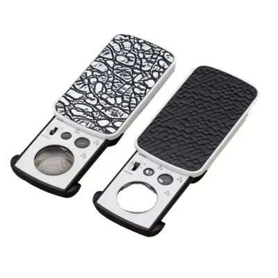 Small Pocket Magnifier with LED Light 30x60x90x Magnifying Glass Best for Jewellery Pocket Magnifier