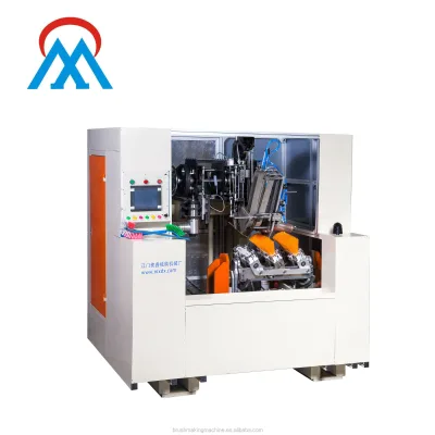 Hot Sale High Production 5 Axis 1 Drilling 1 Tufting 3 Colors Plastic Broom Machinery Floor Sweeping Broom Flagging Machine