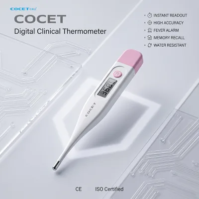High Sensitivity Rapid Result Digital Display Baby Thermometer Simple Carry Feature Waterproof Thermometer