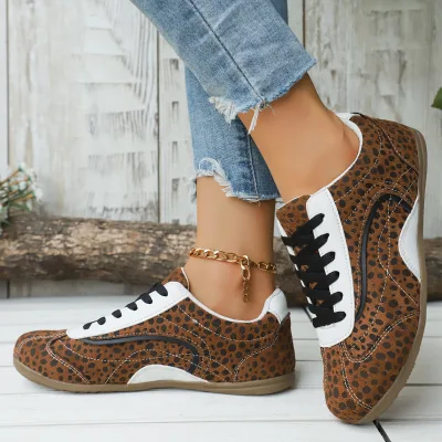 Retro Color Blocking Training Shoes Casual and Comfortable Forrest Gump Shoes Fashionable and Versatile Sports Shoes