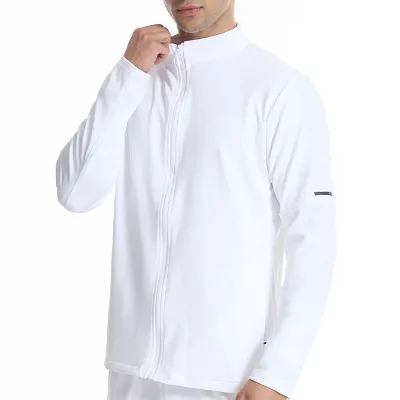 High Quality Workout Sports Windproof Gym Fitness Windbreaker Running Waterproof Plus Size Zip up Outdoor Golf Jacket for Men
