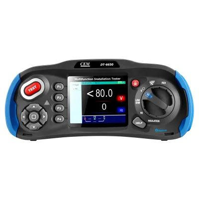 DT-6650 Multifunction Installation Tester withLow OHM ,Continuity ,LOOP Resistance,RCD Testing Resistance Tester