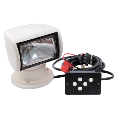 Marine Searchlight with Remote Control Operation and Long Distance Beam for Yacht Offshore Navigation Marine Searchlight