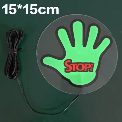 Striking ultra Thin Custom Size and Shape El Electroluminescence Lights Panel for Car Windshield Small Size Sticker