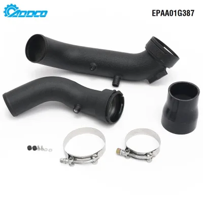 ADDCO - EPMAN Charge Pipe Upgrade Kit - 6061 Aluminum, 3" Mandrel-Bent, CNC Billet Flanges for BMW N55 F-Chassis EPAA01G387