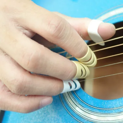 Plastic Guitar Finger Picks Cover for Stringed Instrument Guitar Finger Guard Protector Covers