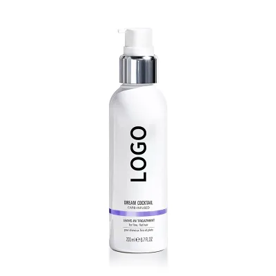 Hair Styling Gel Leave-in Thickening Treatment Smooth Shine and Jam Gel Hair Heat Protection Gel for Thin Straight Curly Hair