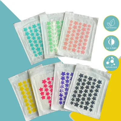Hot Sales Customized logo Acne Patch Pimple Hydrocolloid Cute Star Stickers Acne Patch