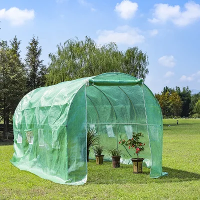 Walk-in Greenhouse 4x2x2m Compact Plant Grow House for Backyard Seed Starting Vegetable Garden