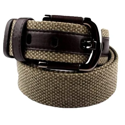 Canvas Belt Outdoor Activity with Jeans Fabric Men's Belt Elastic Belt