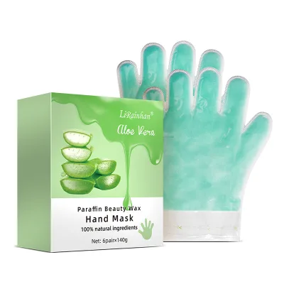 Hot Sale Best Quality Paraffin Beauty Wax Foot Mask Ingredients Replenish Water Whitening Foot Hand Mask