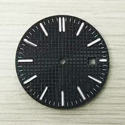 Watch Dial Accessories Black/White/Blue Three-color Dial 31.8mm Model 1068 Green Luminous Watch Modification