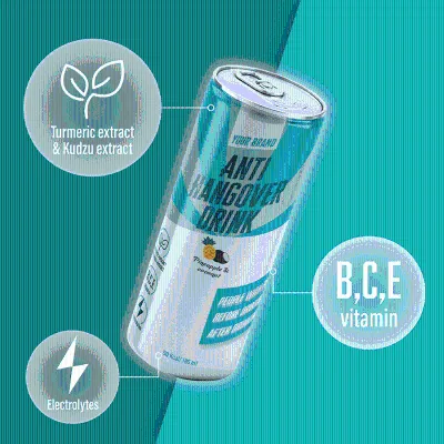 High Nutrition Ready to Drink Store at Room Temperature Anti Hangover Drink AHD