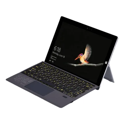 New Style Multi-functional Touchpad Wireless bluetooth Keyboard Cover for Surface Pro 3/4/5/6/7 Tablets Backlight Keyboard case