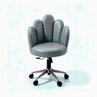 Spa Salon Nail Manicure Chair Small Gold Stainless Steel High Density Sponge Seat Beauty Nail Salon Technician Stool