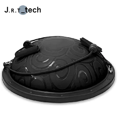 Wholesale Core Stability Training Yoga Anti-Slip Balance Half Ball With Resistance Bands