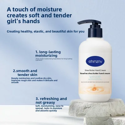 Han Zini for Shea Butter Hand Cream Body Lotion Nourishing Moisturizing Liquid Herbal Fragrance Autumn Winter