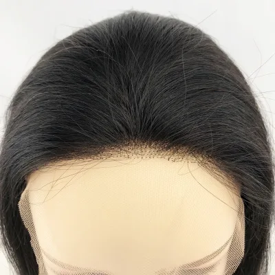 Raw 100% Human Hair Silicone Base Toupee Topper Full Thick Natural Closures Topper for Women 5*5