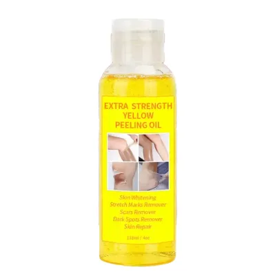 OEM Custom Logo Extra Strong Yellow Peeling Oil with Tea Tree Ingredient for Even Skin Tone & Knuckle Whitening