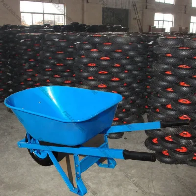 Heavy Duty 200kg Load Popular Garden Farm Agriculture Multipurpose Wheel Barrow to the American Market WB6608
