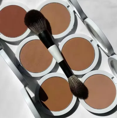 Custom 3colors Sweat-resistant Concealer Pressed Powder Smooth Nourishing Long Lasting Waterproof Contour Powder Bulk Makeup