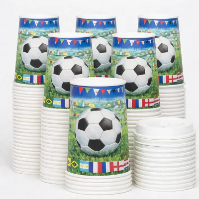 Custom 22oz Party Big Event 2026 Single Wall Large Capacity Kraft Paper Cup PLA Coating Eco-Friendly BPA Free Disposable