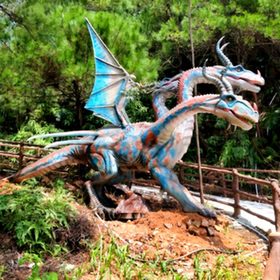 Life Size Resin Dragon Statues High Simulation Walking Big Dragon for Garden