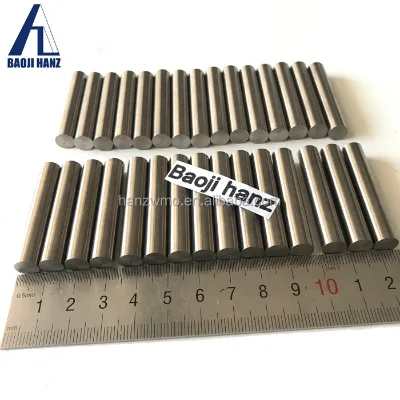 Polished Surface 99.95% Pure Molybdenum Rod Bar ASTM B381 Standard 10mm X 100mm Annealed