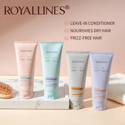 Royallines 236ml Argan Oil & Jojoba Oil Intensive Repair Coconut Oil & Vitamin C Smoothing Anti-frizz Leave-In Conditioner