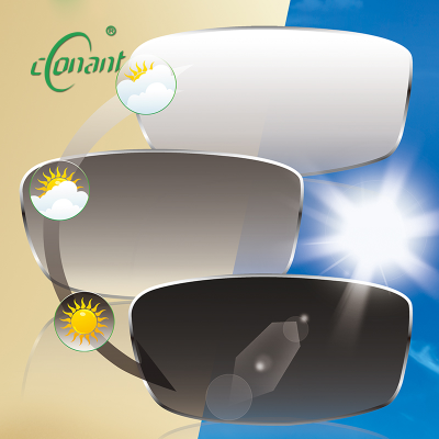 Photochromic Grey Lens Flash Mirror Red Sunglasses Lenses EXIA Tra Lens
