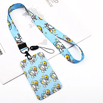 Teacher Lanyard Factory Custom Fashion Durable ABS Plastic Beautiful Id Card Holder Lanyard Custom Color Logo for Business Gift