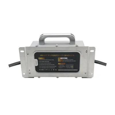 DL900 Motorcycle Waterproof IP67 Battery Charger 48v 15a Boat Charger for 14s Lithium Battery Charger