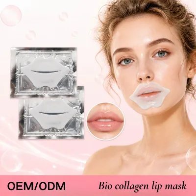 Private Label Collagen Plumping Moisturizing Repair Lip Barrier Exfoliate Dead Skin Plump Lips Pink Lip Shaped Mask