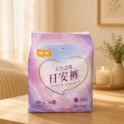 Premium Disposable Sanitary Napkin Pants 3s Super Dry Absorbency Cotton Material Unscented for Ladies Period Protection