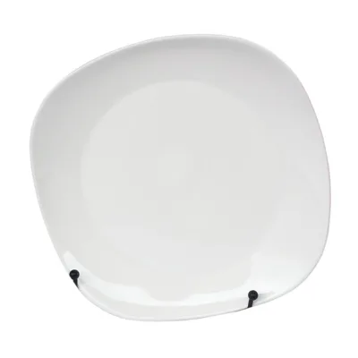 Square Plates Custom Eco Friendly Plates Disposable White Dinner Plates Unbreakable Serving Dishes Modern Square Dinnerware