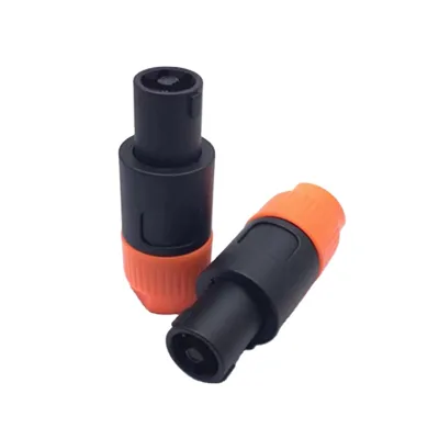 Speaker plug, four-core professional speaker plug, audio cable connector, power amplifier ohm connector without LOGO