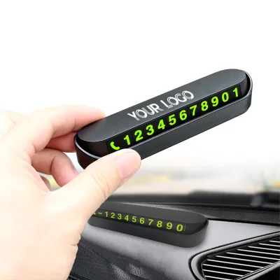 Custom Car Temporary Parking Card Phone Number With Logo Wholesale Card Plate Accessories Car-styling