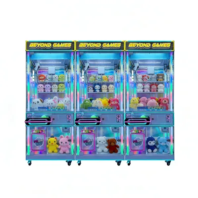 Factory Wholesale Medium Claw Machine Vending Plush Toys Crane Claw Machine Full Size Coin Pusher Arcade Game