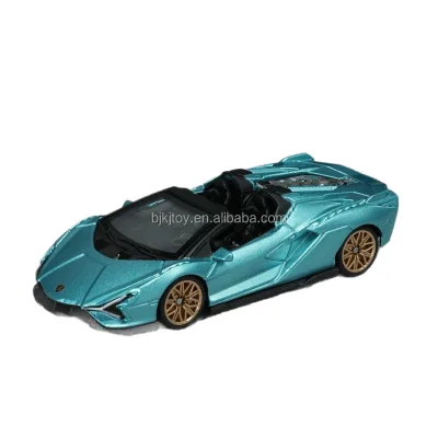 Realistic Alloy 1/64 Scale Aston Martin Sports Car Diecast Model Toy with Eco-friendly Plastic Display Case