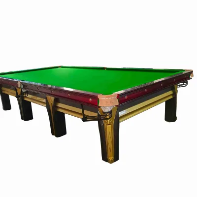 High Quality Advanced Gameplay Pool Table Custom Size with Solid Wood Legs for Family Gatherings and Entertaining