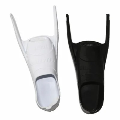 Leaderfins Freediving Fins Foot Pocket with Accessories Lightweight TPR Material Black White