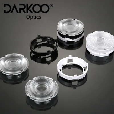 Darkoo Lens Cob Pmma Smd Light Led Lenses Indoor 40 5050 Led 60 Diameter Pmma Optic Injection Plastic Lens With Plastic Lens