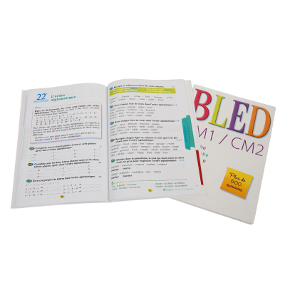 Cheap Hardback Book Printing Full Color Textbook Custom Business Hardcover Book