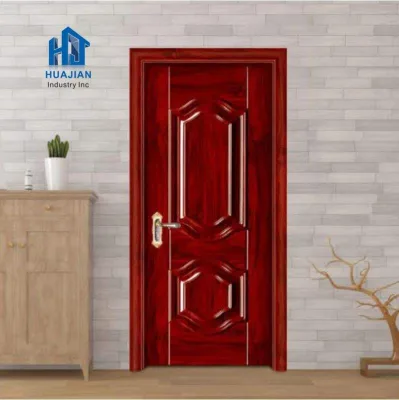 Factory Hot Sales Steel Fire Rated Door Quality Entrance Front Door Modern Design Safety Exterior Steel Security for House Use