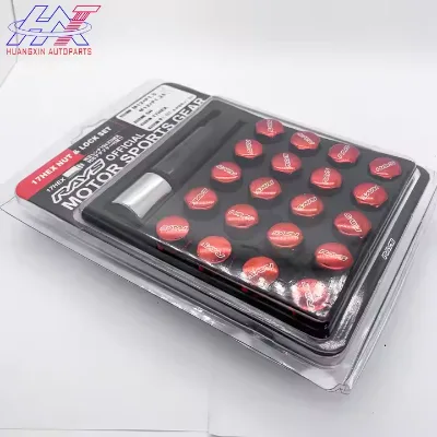 New Huangxin Brand M14*1.5 Chrome Steel Lug Nuts Studs High-quality 1 Year Warranty Universal Fit for Land Rover Wheel Parts