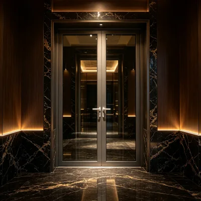 Acid-proof Casement Door Stays Intact Near Industrial Corrosive air