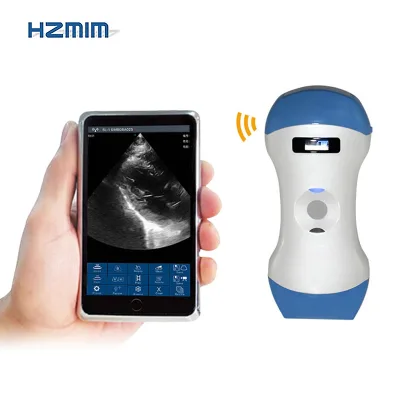 Handheld Electric B-mode Ultrasound Machine Portable Human Veterinary Wireless High Frequency Convex Probe CE Certified Class II