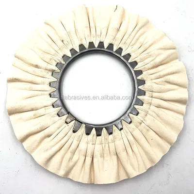 8-Inch Airway Coarse Fine Medium Polishing Buffing Wheel for Aluminum & Stainless 5/8\" Arbor Hole Mirror Finish